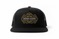 Dixon Hats Wide Brim Trucker Hat with embroidered western logo